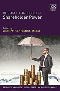 Enlarge image Cover: Research Handbook on Shareholder Power - Edward Elgar Publishing