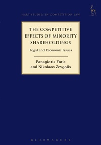 Abbildung von: The Competitive Effects of Minority Shareholdings - Hart Publishing