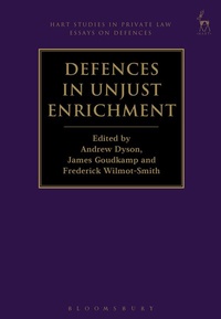 Abbildung von: Defences in Unjust Enrichment - Hart Publishing
