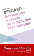Cover: Introduction A L'Etude de la Medecine Experimentale - LIVRE DE POCHE