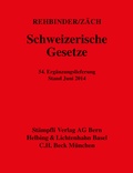 Cover: Schweizerische Gesetze - St&auml;mpfli Verlag AG