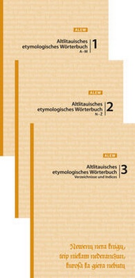 Abbildung von: Altlitauisches etymologisches Wörterbuch - Baar-Verlag