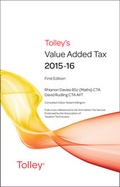 Cover: Tolley's Value Added Tax 2015 - Tolley
