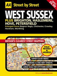 Abbildung von: AA Street by Street West Sussex: Midi - Automobile Association