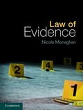 Cover: Law of Evidence - Cambridge University Press