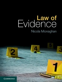 Abbildung von: Law of Evidence - Cambridge University Press