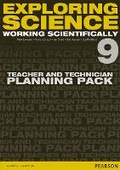 Cover: Exploring Science: Working Scientifically Teacher & Technician Planning Pack Year 9 - Pearson Education Limited