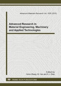 Enlarge image Cover: Advanced Research in Material Engineering, Machinery and Applied Technologies - Trans Tech Publications Ltd