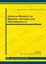 Cover: Advanced Research on Materials, Chemistry and Informatization IV - Trans Tech Publications Ltd