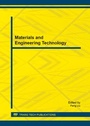 Cover: Materials and Engineering Technology - Trans Tech Publications Ltd