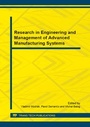 Cover: Research in Engineering and Management of Advanced Manufacturing Systems - Trans Tech Publications Ltd