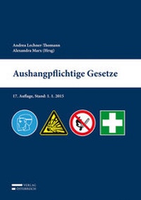 Abbildung von: Aushangpflichtige Gesetze - Verlag Österreich