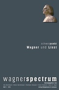Cover: wagnerspectrum - K&ouml;nigshausen & Neumann
