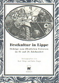 Enlarge image Cover: Festkultur in Lippe - Waxmann