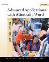 Enlarge image Cover: Advanced Applications with Microsoft Word - South-Western