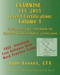 Cover: Examwise Cfa 2015 Level I Certification Volume 1 the Candidates Question and Answer Workbook (with Practice Exam Software) - TotalRecall Publications