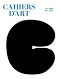 Cover: Cahiers d'Art N degrees1, 2012 - Cahiers d'art