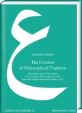 Cover: The Creation of Philosophical Tradition - Harrassowitz Verlag