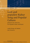 Cover: Lied und popul&auml;re Kultur - Song and Popular Culture 59 (2014) - Waxmann Verlag GmbH