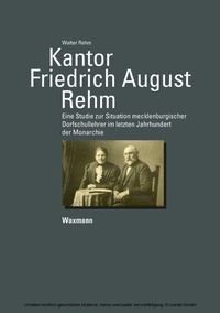 Bild vergrößern Bild: Kantor Friedrich August Rehm - Waxmann Verlag GmbH