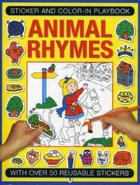Enlarge image Cover: Sticker and Colour-in Playbook: Animal Rhymes - Armadillo Books