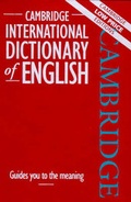 Cover: Cambridge International Dictionary: English - Cambridge University Press