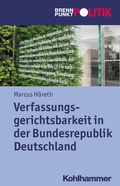 Cover: Verfassungsgerichtsbarkeit in der Bundesrepublik Deutschland - Kohlhammer
