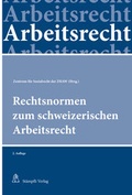 Cover: Rechtsnormen zum schweizerischen Arbeitsrecht - St&auml;mpfli Verlag AG