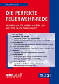 Abbildung von: Die perfekte Feuerwehr-Rede Heft 31 - ecomed Storck