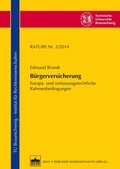 Cover: B&uuml;rgerversicherung - Berliner Wissenschafts-Verlag