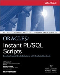 Enlarge image Cover: Oracle9i Instant PL/SQL Scripts - McGraw-Hill Professional