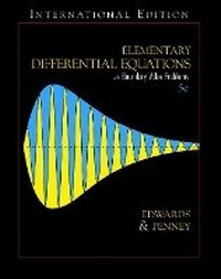 Enlarge image Cover: Elementary Diffential Equations with Boundary Value Problems - Pearson