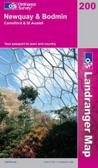 Abbildung von: Newquay and Bodmin, Camelford and St.Austell - Ordnance Survey