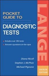 Enlarge image Cover: Pocket Guide to Diagnostic Tests - McGraw-Hill Publishing Co.
