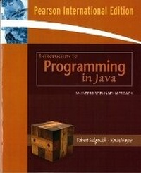 Enlarge image Cover: Introduction to Programming in Java - Pearson