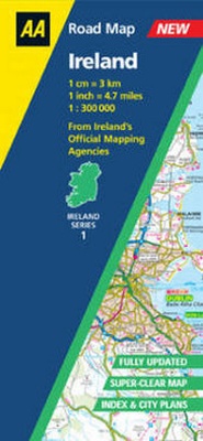Abbildung von: AA Road Map Ireland - Automobile Association