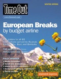 Cover: European Breaks by Budget Airlines - Time Out Publications Ltd