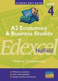 Enlarge image Cover: Edexcel (Nuffield) Economics and Business A2: Unit 4, module 4 - Philip Allan Updates