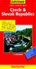 Cover: Czech and Slovak Republic GeoCenter Euro Map - Mairs Geographischer Verlag,Kurt Mair