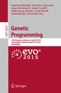 Cover: Genetic Programming - Springer