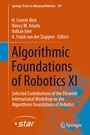 Cover: Algorithmic Foundations of Robotics XI - Springer