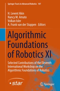 Enlarge image Cover: Algorithmic Foundations of Robotics XI - Springer