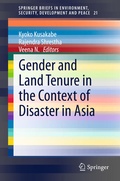 Cover: Gender and Land Tenure in the Context of Disaster in Asia - Springer