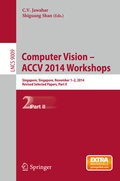 Cover: Computer Vision - ACCV 2014 Workshops - Springer