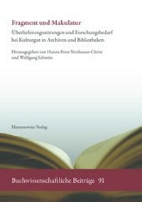 Abbildung von: Fragment und Makulatur - Harrassowitz Verlag