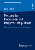 Cover: Messung des Innovations- und Intrapreneurship-Klimas - Springer Gabler
