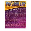 Cover: Great Source Vocabulary for Achievement - Great Source Education Group