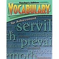 Cover: Great Source Vocabulary for Achievement - Great Source Education Group