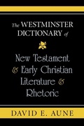 Cover: The Westminster Dictionary of New Testament and Early Christian Literature and R - Westminster/John Knox Press,U.S.