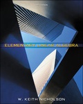 Cover: Elementary Linear Algebra - McGraw-Hill Inc.,US